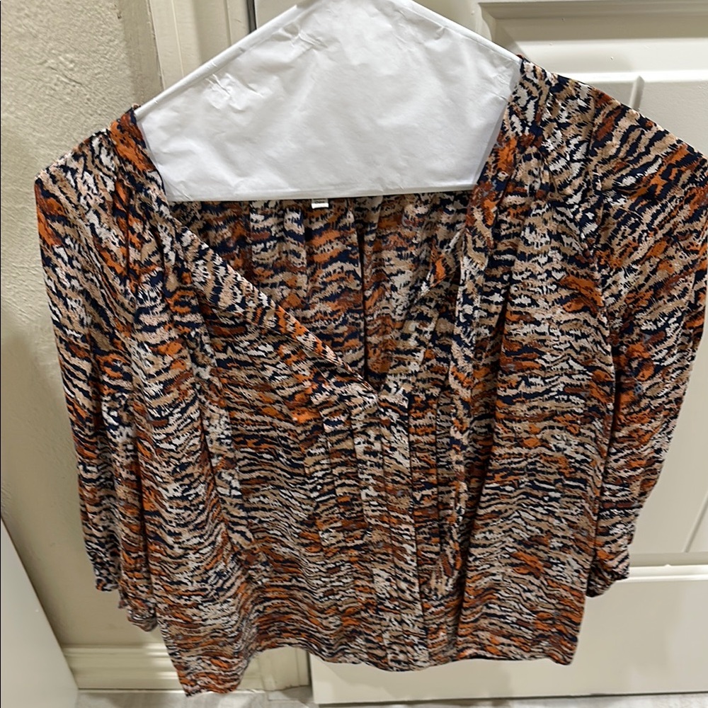 Animal Print Blouse